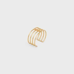 Clearance Triomphe Cage Cuff in Brass with Finish Women Triomphe | Categories·Bracelets