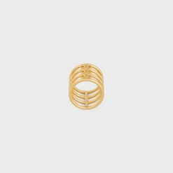 Clearance Triomphe Cage Ring in Brass with Finish Women Triomphe | Categories·Rings