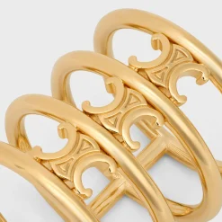 Clearance Triomphe Cage Ring in Brass with Finish Women Triomphe | Categories·Rings