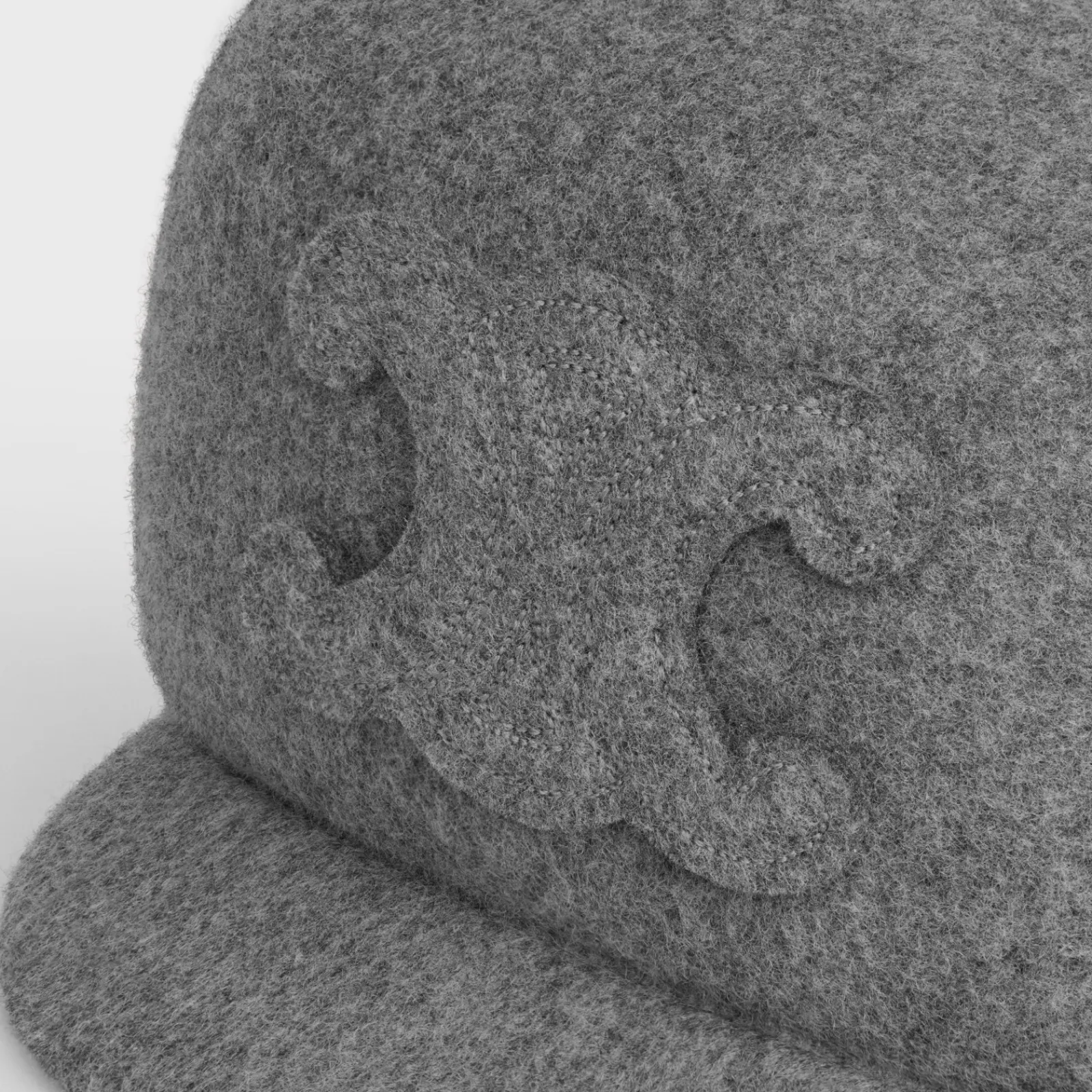 Outlet Triomphe cap in wool felt Women Bucket Hats And Caps | Hats And Gloves