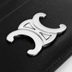 Fashion Triomphe Card Holder Shiny Calfskin Categories·Oin And Card Holders