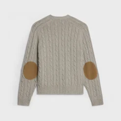 Hot triomphe cardigan in cable-knit cashmere Knitwear