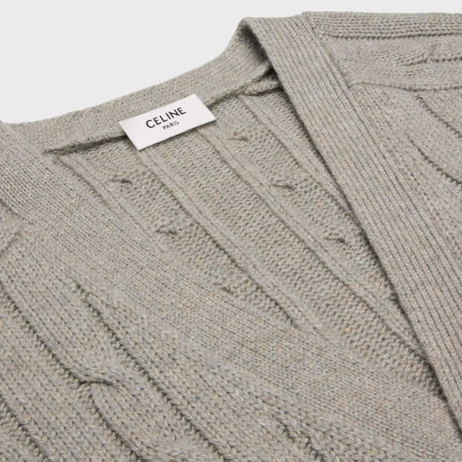 Hot triomphe cardigan in cable-knit cashmere Knitwear