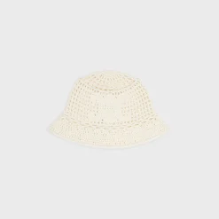 Online triomphe cloche beanie in crocheted cotton Women Beanies And Scarves