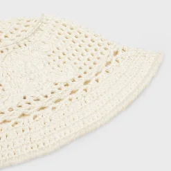 Online triomphe cloche beanie in crocheted cotton Women Beanies And Scarves