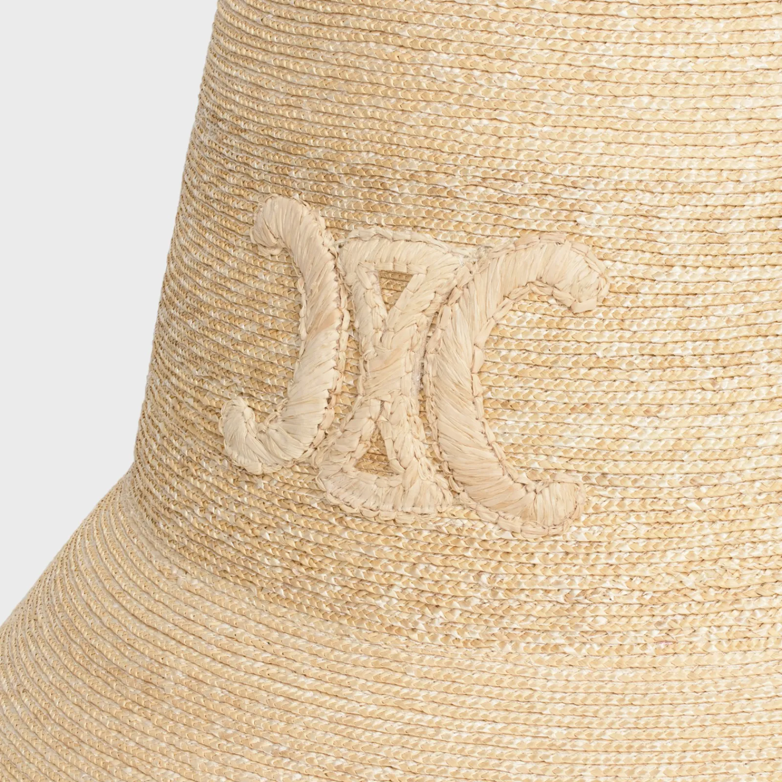 Hot triomphe cloche hat in straw Women Hats And Gloves