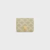 Fashion TRIOMPHE COMPACT WALLET in TRIOMPHE CANVAS Women Triomphe Canvas | Categories·Wallets