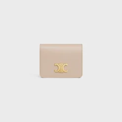 Sale TRIOMPHE COMPACT WALLET in Shiny calfskin Women Triomphe | Categories·Wallets