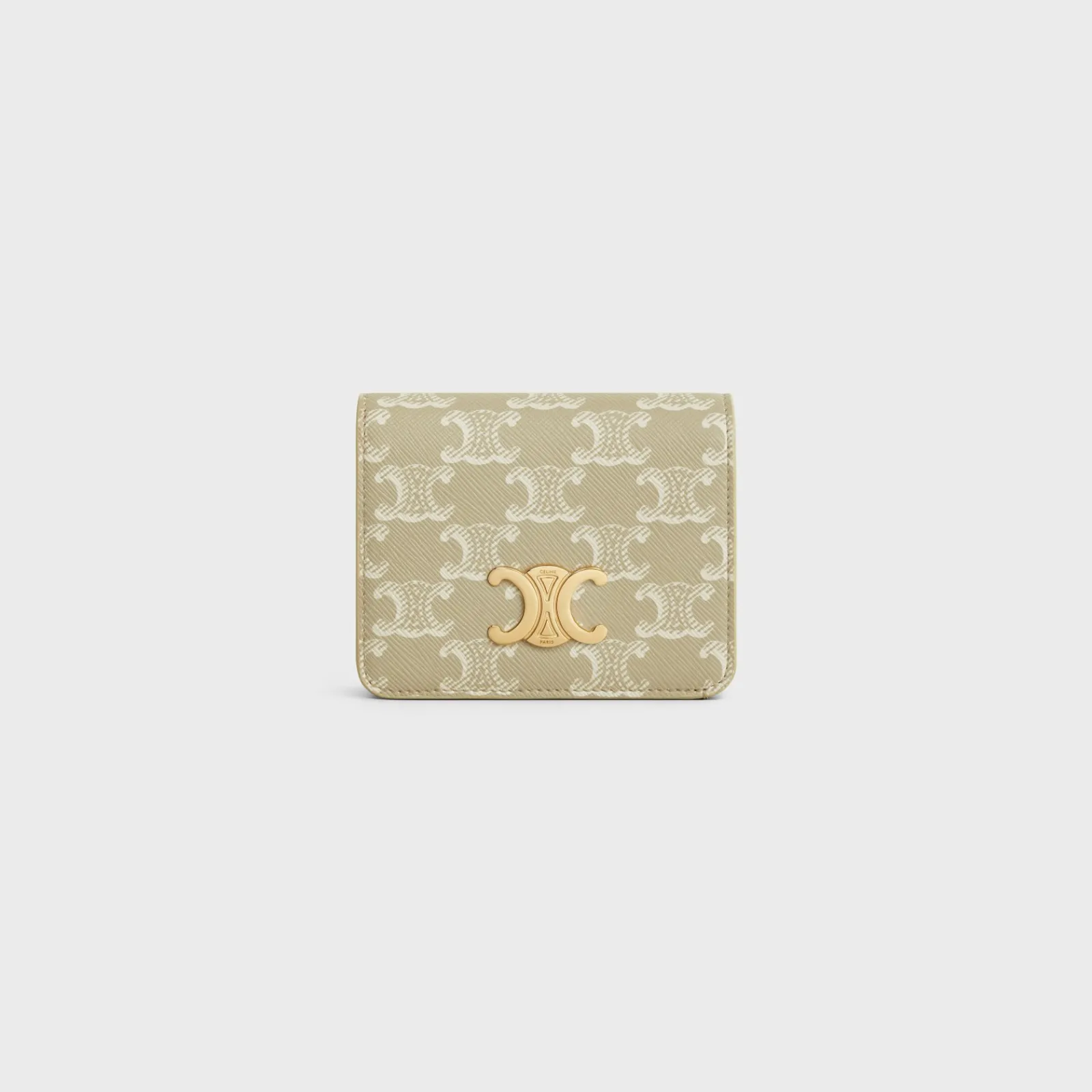 Fashion TRIOMPHE COMPACT WALLET in TRIOMPHE CANVAS Women Triomphe Canvas | Categories·Wallets