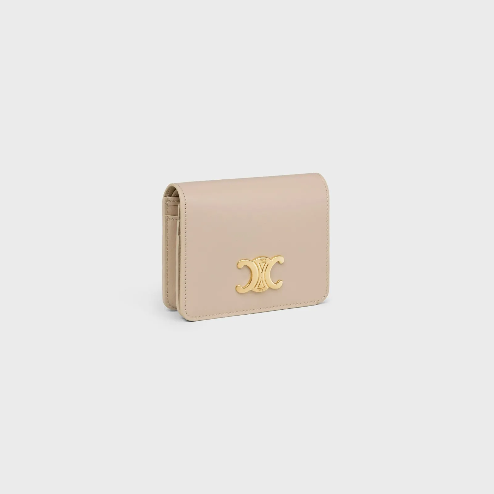 Sale TRIOMPHE COMPACT WALLET in Shiny calfskin Women Triomphe | Categories·Wallets