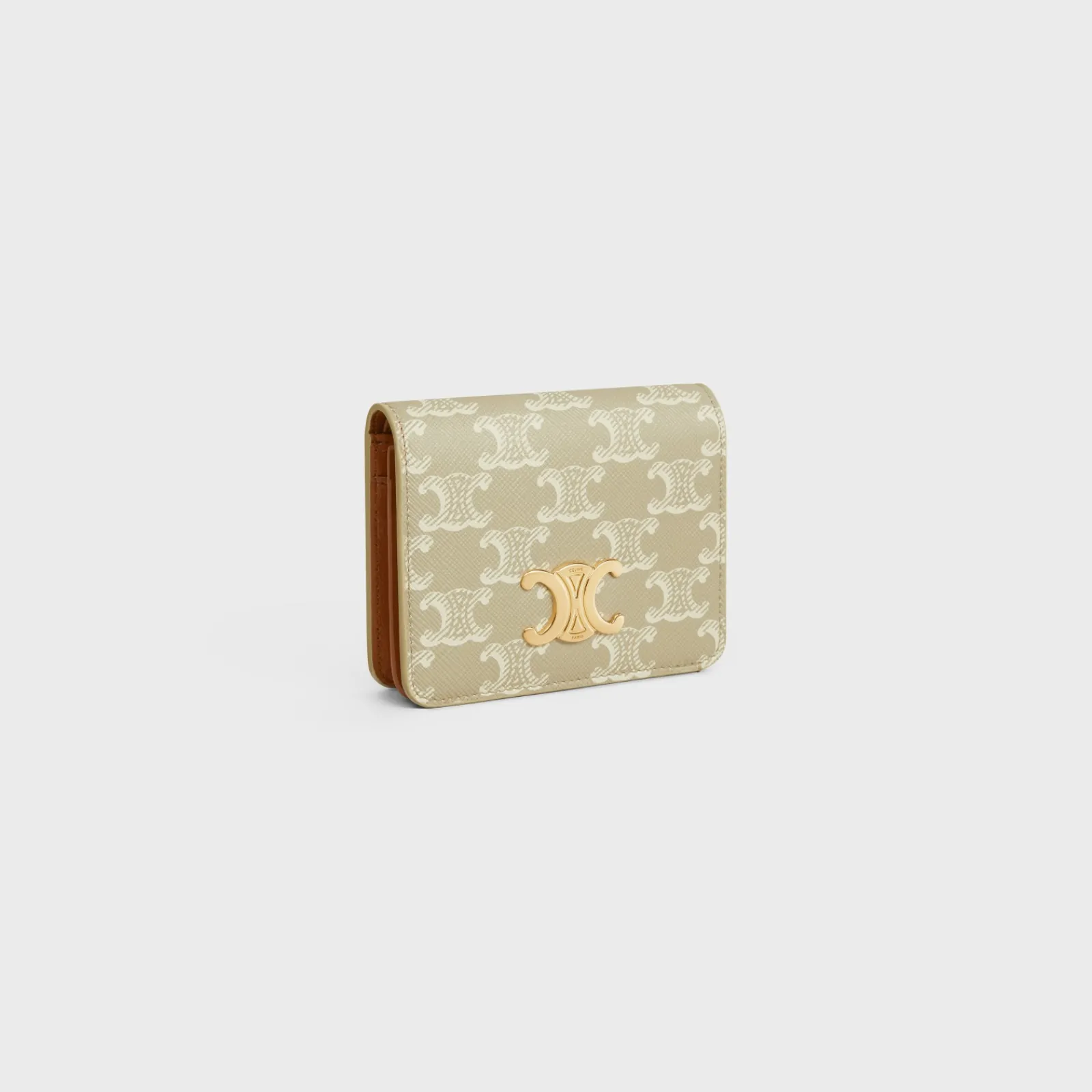 Fashion TRIOMPHE COMPACT WALLET in TRIOMPHE CANVAS Women Triomphe Canvas | Categories·Wallets