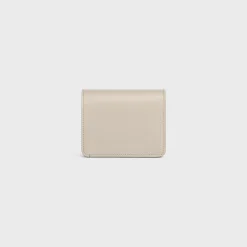 Outlet TRIOMPHE COMPACT WALLET in Shiny calfskin Women Triomphe | Categories·Wallets