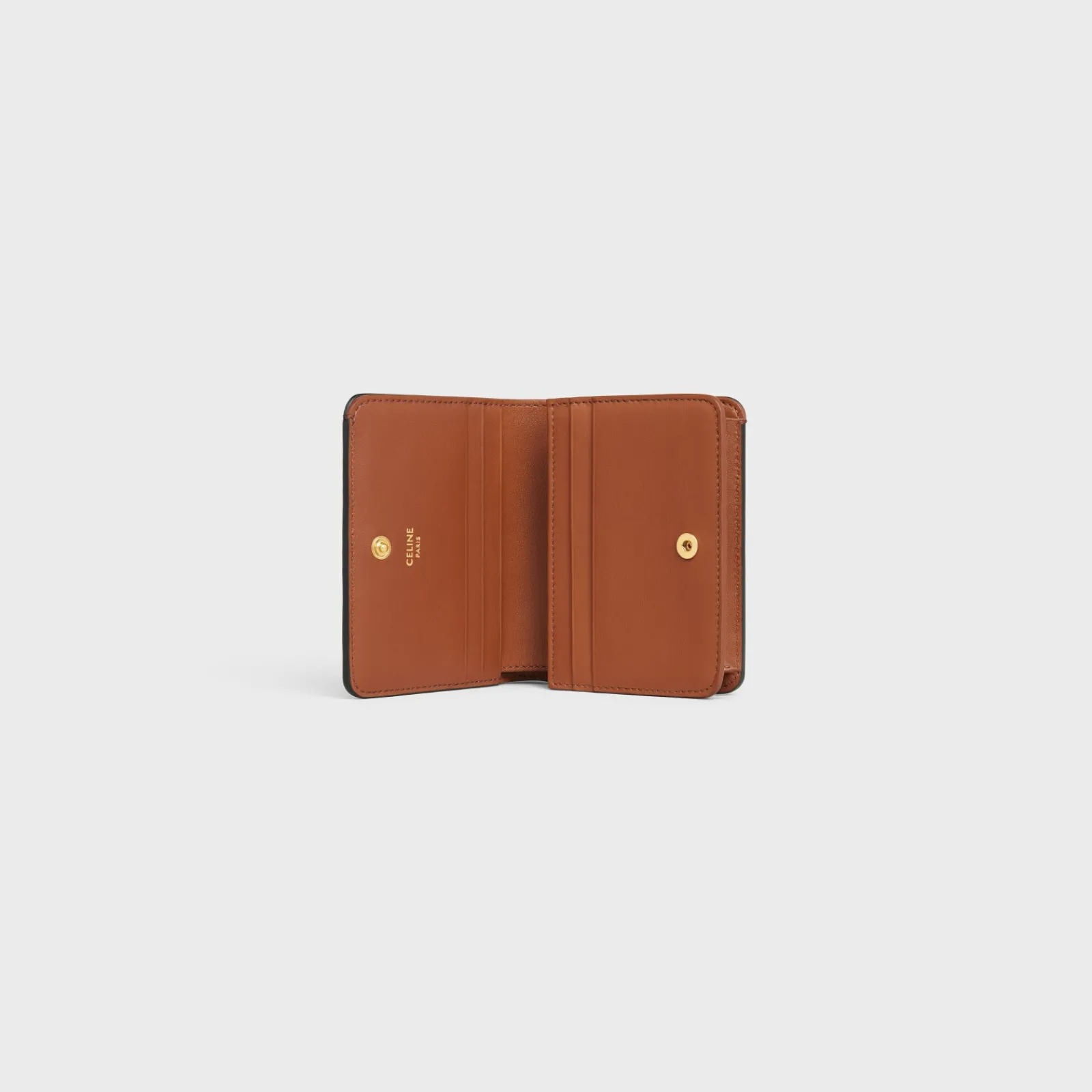 Hot TRIOMPHE COMPACT WALLET in Triomphe Canvas Women Triomphe Canvas | Categories·Wallets