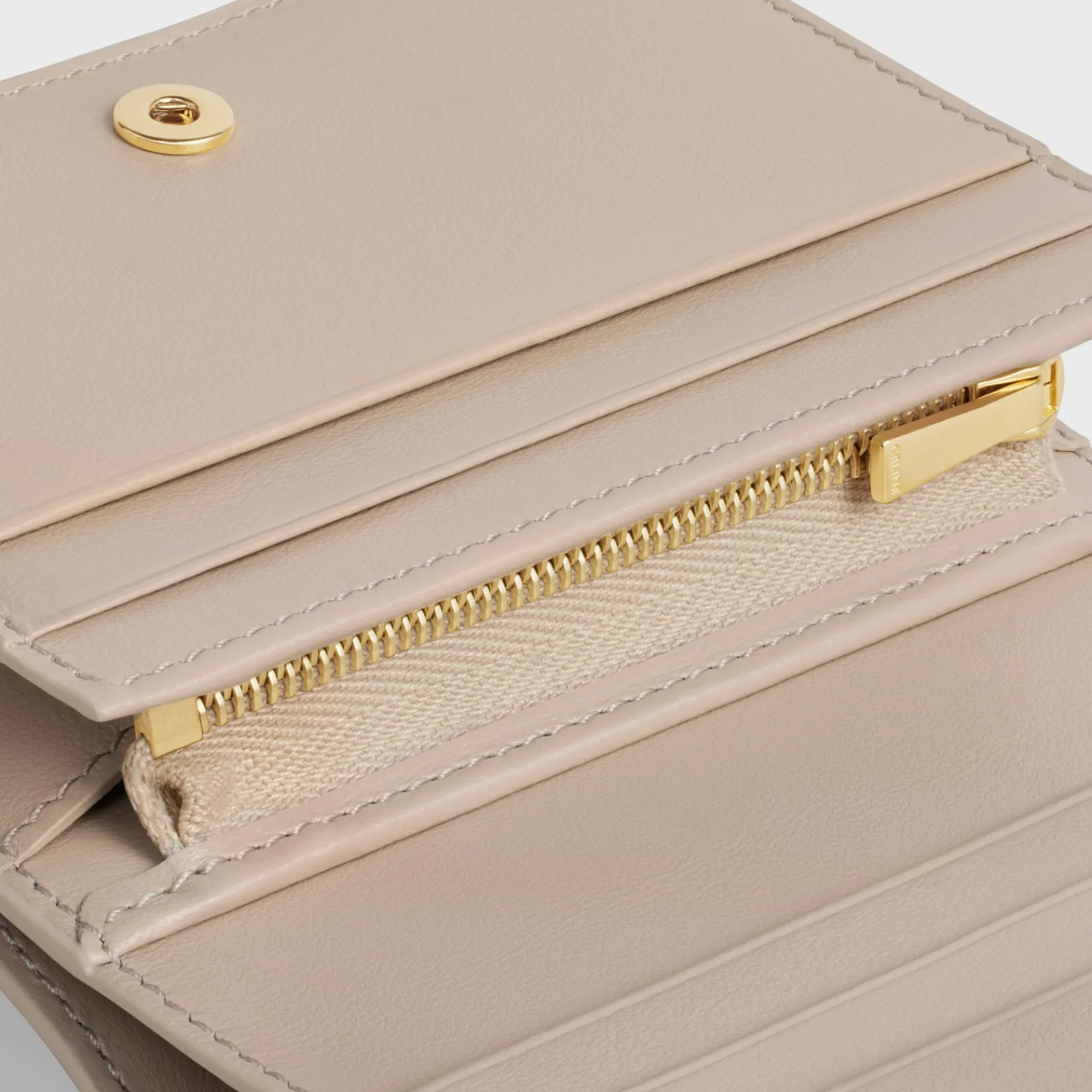 Sale TRIOMPHE COMPACT WALLET in Shiny calfskin Women Triomphe | Categories·Wallets
