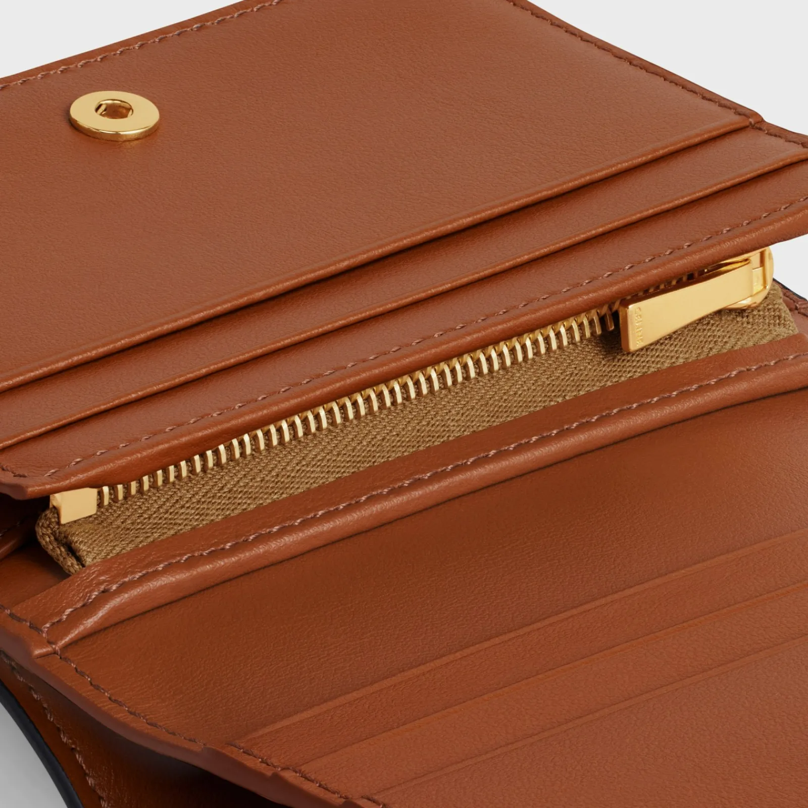 Hot TRIOMPHE COMPACT WALLET in Triomphe Canvas Women Triomphe Canvas | Categories·Wallets