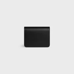 New TRIOMPHE COMPACT WALLET Shiny Calfskin Categories·Allets