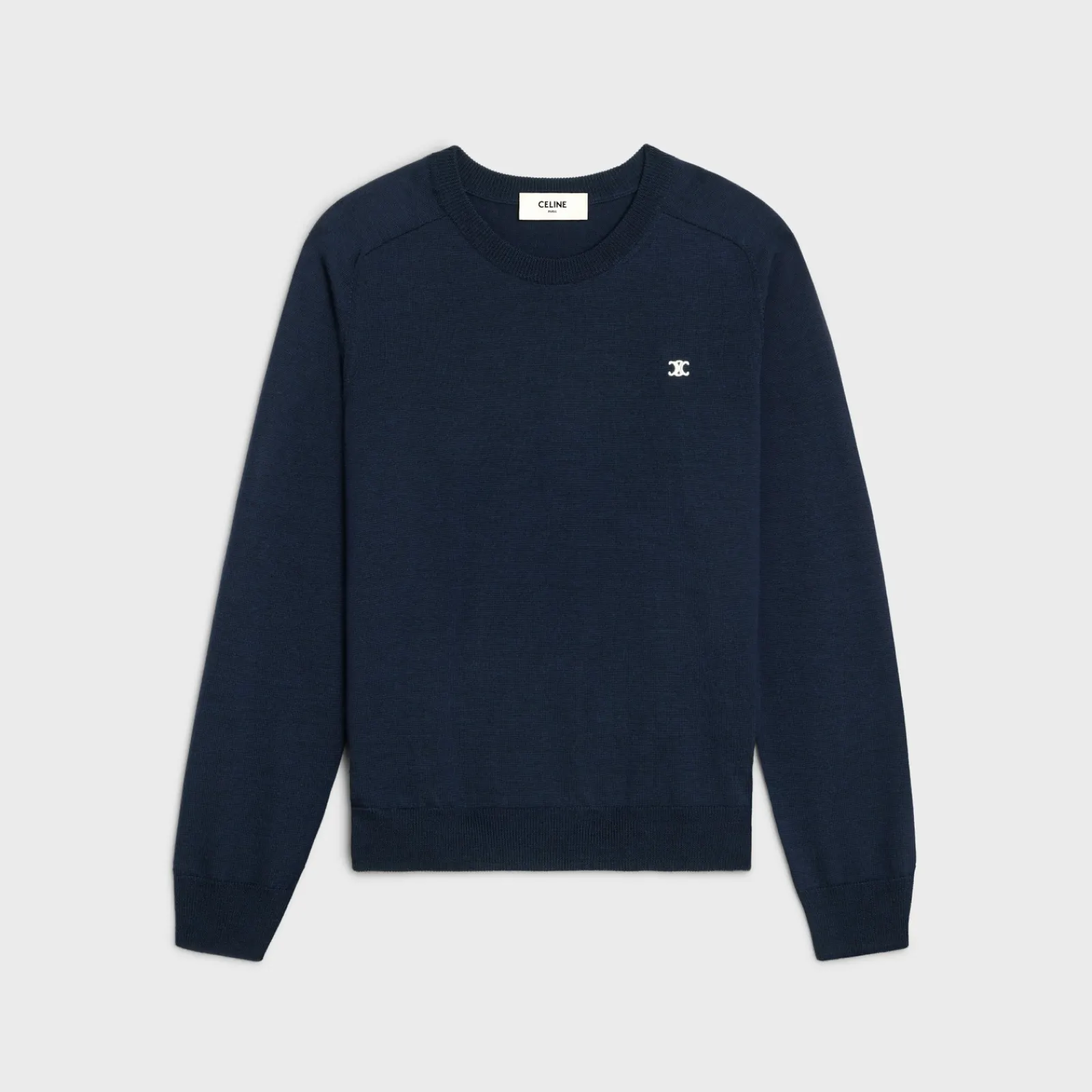 New triomphe crew neck sweater in wool Knitwear