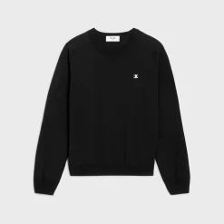 Online triomphe crew neck sweater in wool Knitwear