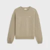 Fashion triomphe crew neck sweater in wool and cashmere Knitwear