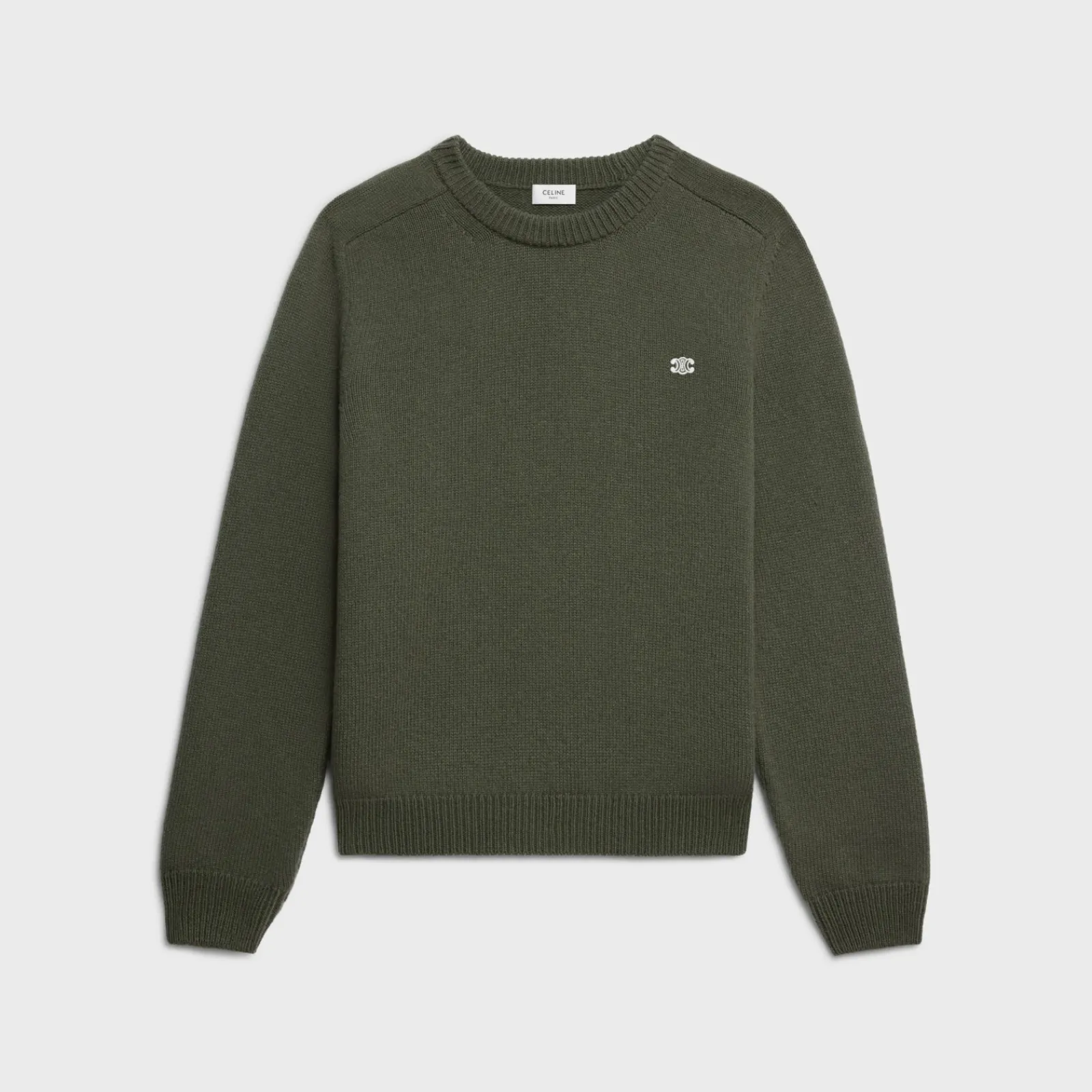 Outlet triomphe crew neck sweater in wool and cashmere Knitwear