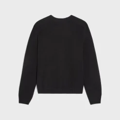 Online triomphe crew neck sweater in wool and cashmere Knitwear