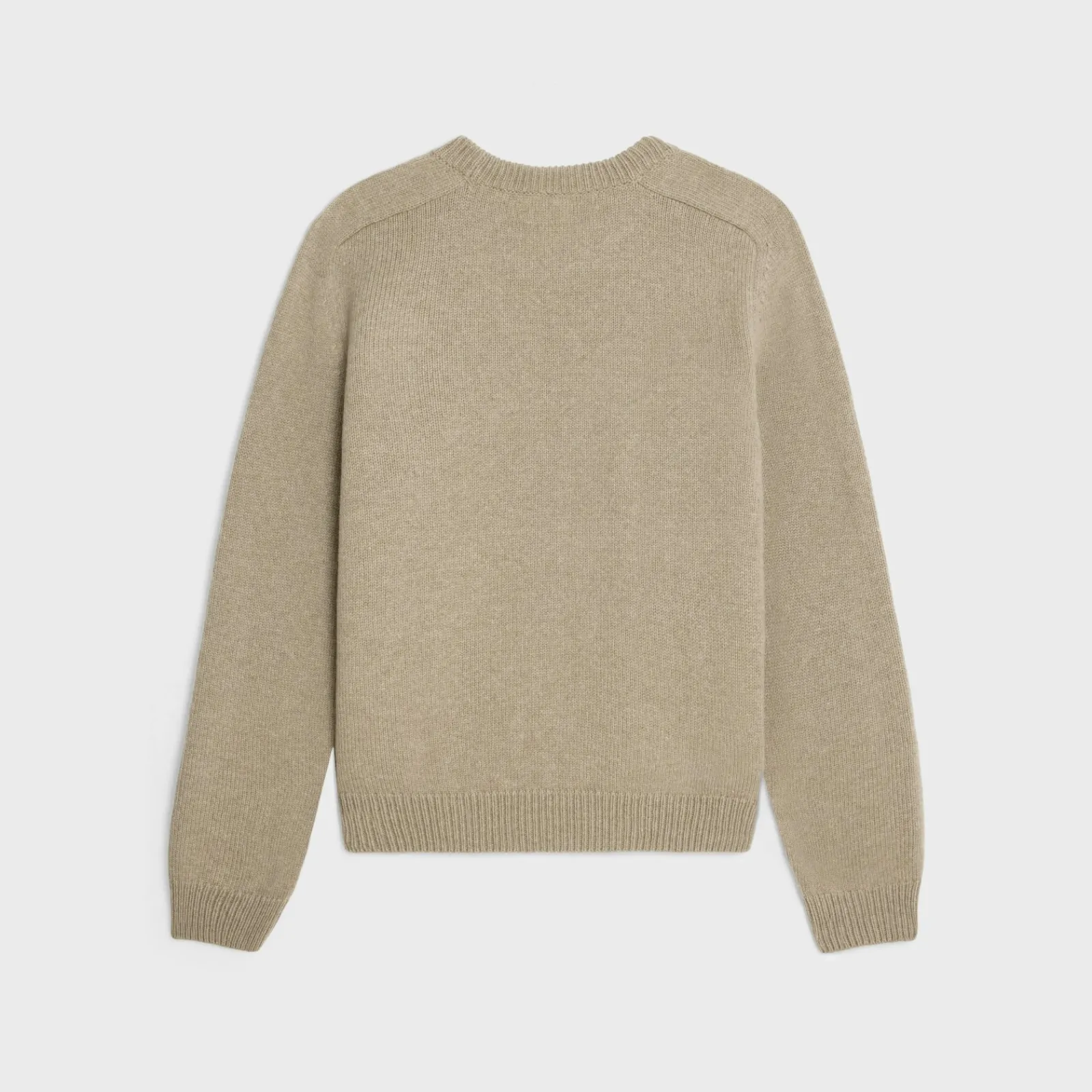 Fashion triomphe crew neck sweater in wool and cashmere Knitwear
