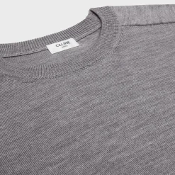Online triomphe crew neck sweater in wool Knitwear