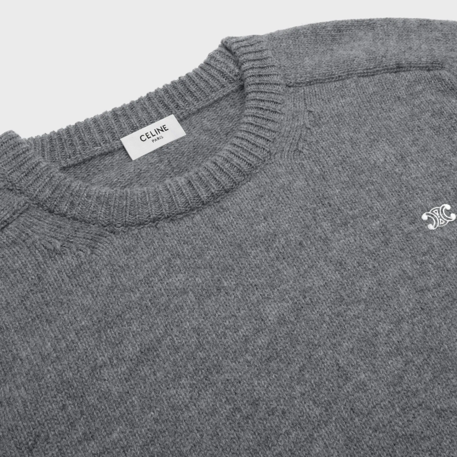 Sale triomphe crew neck sweater in wool and cashmere Knitwear