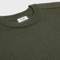 Outlet triomphe crew neck sweater in wool and cashmere Knitwear