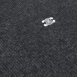 Fashion triomphe crew neck sweater in wool and cashmere Knitwear