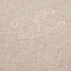 Fashion triomphe crew neck sweater in wool and cashmere Women Knitwear