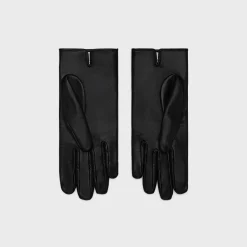 Discount triomphe gloves in plongé lambskin Women Hats And Gloves