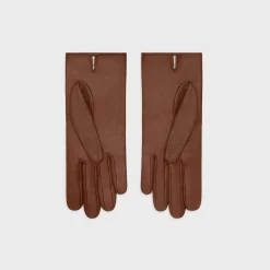 Online triomphe gloves in plongé lambskin Women Hats And Gloves