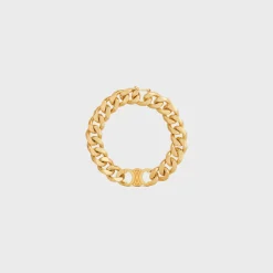 Outlet Triomphe Gourmette Bracelet in Brass with Finish Women Triomphe | Categories·Bracelets