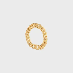 Outlet Triomphe Gourmette Bracelet in Brass with Finish Women Triomphe | Categories·Bracelets