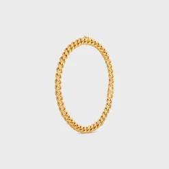 Best Triomphe Gourmette Necklace in Brass with Finish Women Triomphe | Categories·Necklaces