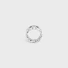 Online Triomphe Gourmette Ring in Brass with Rhodium Finish Bracelets & Rings