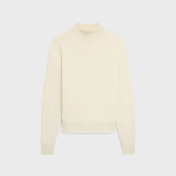 Outlet triomphe high collar sweater in wool Knitwear