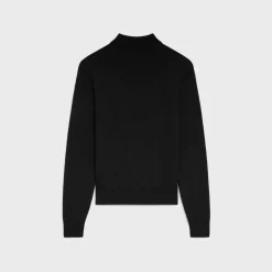 Online triomphe high collar sweater in wool Knitwear