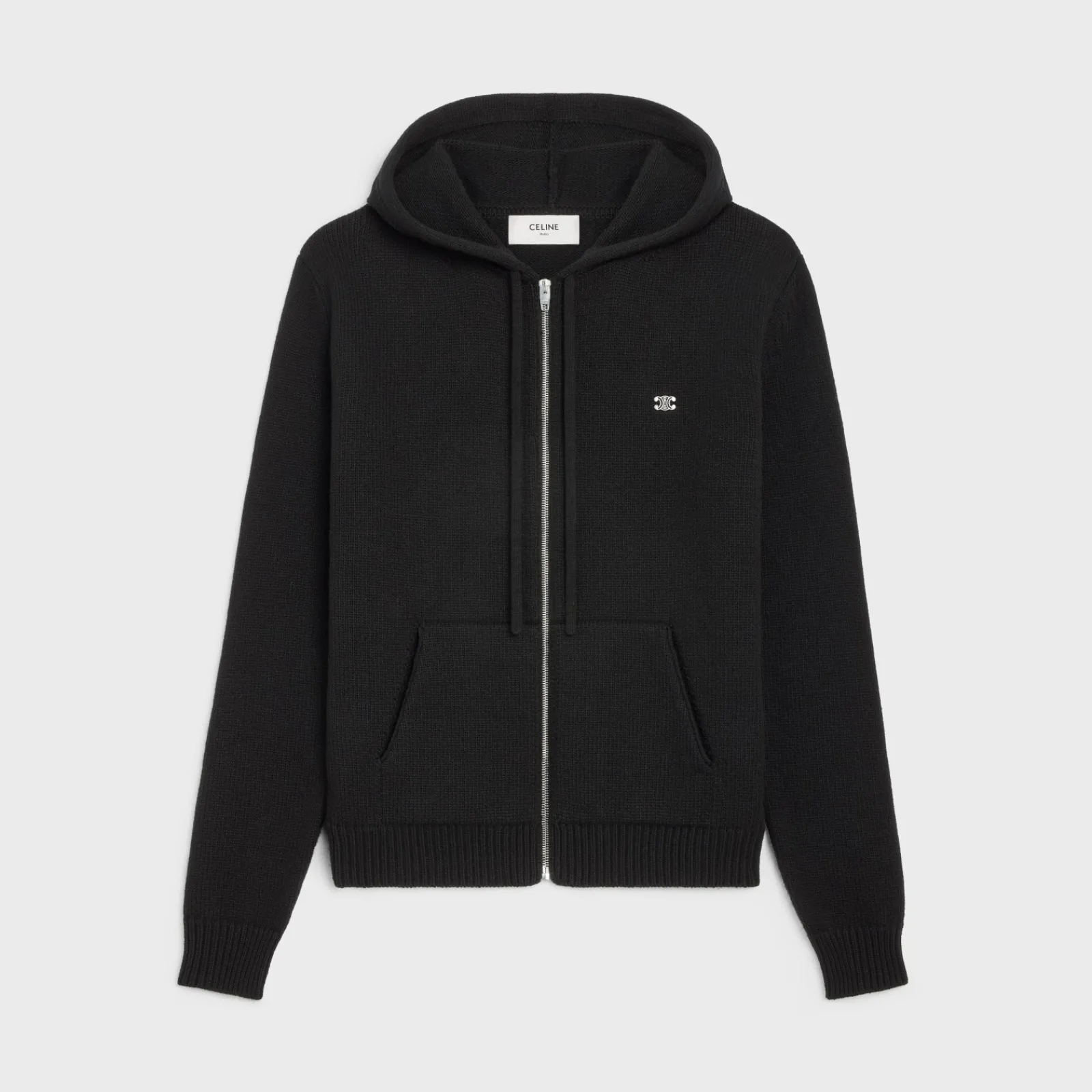 Clearance triomphe hooded sweater in wool and cashmere Knitwear
