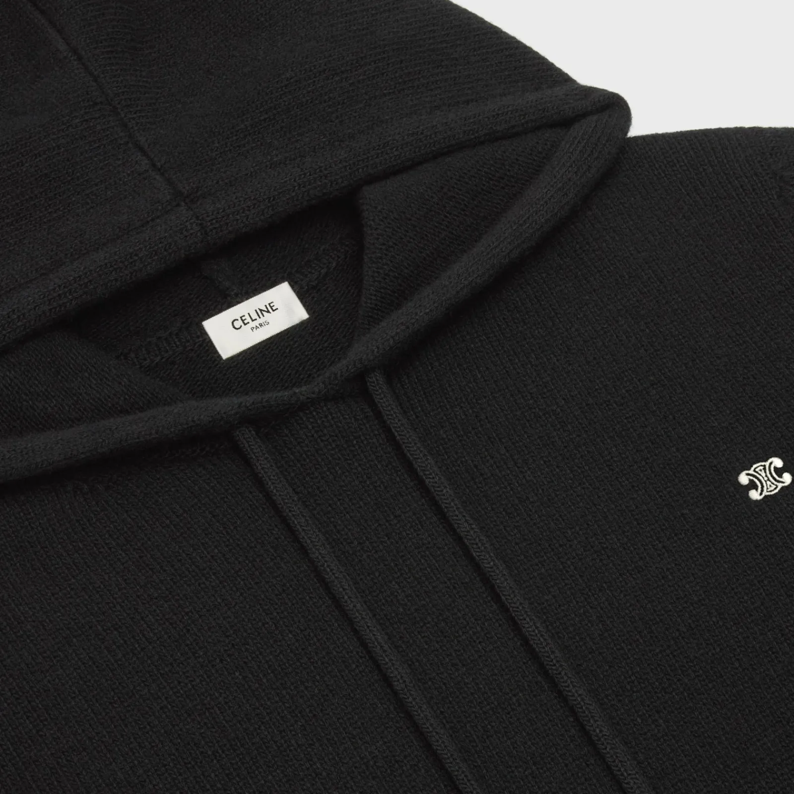 Sale TRIOMPHE HOODED SWEATER IN CASHMERE WOOL Knitwear