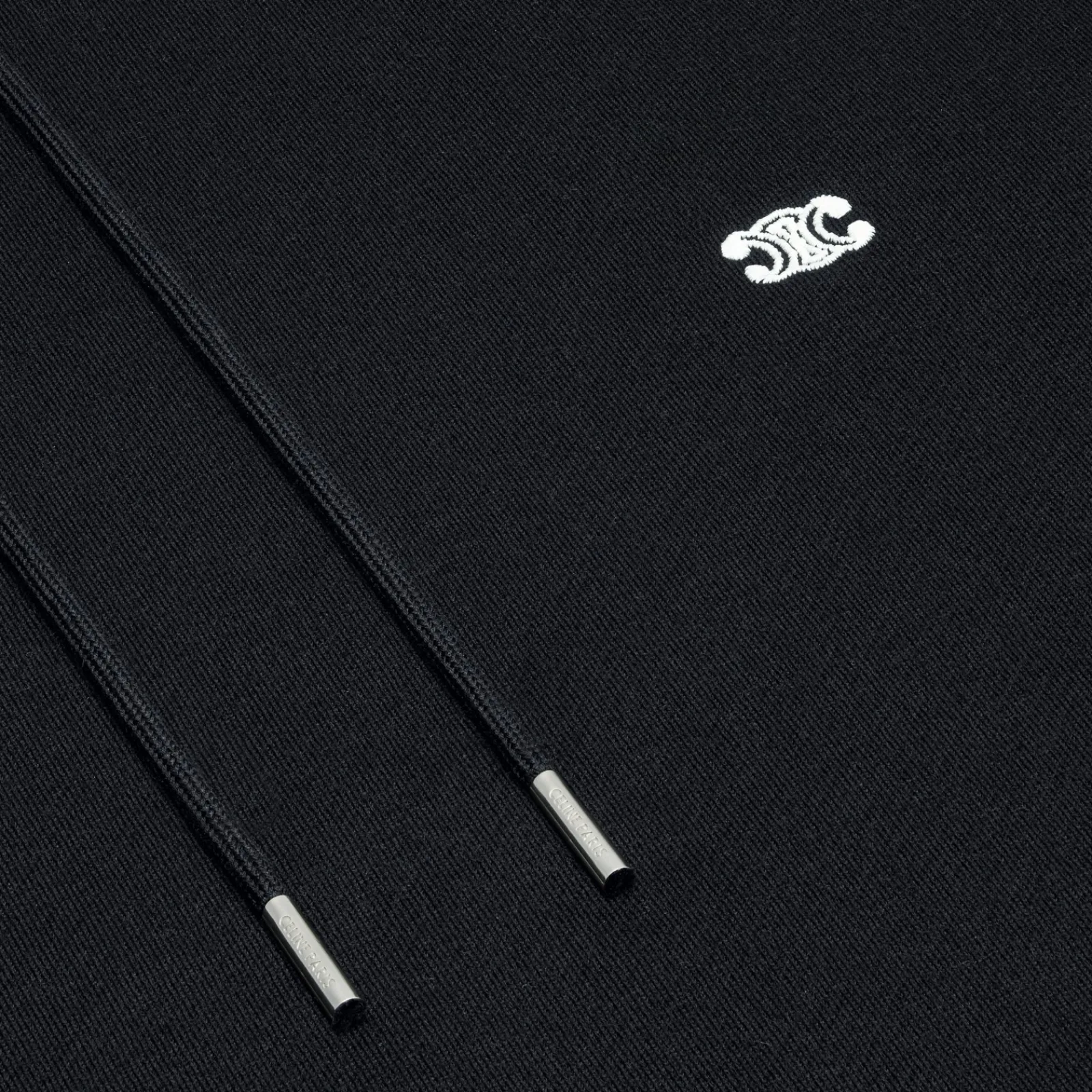 New triomphe hooded sweater in cotton cashmere T-Shirts And Sweatshirts | Knitwear
