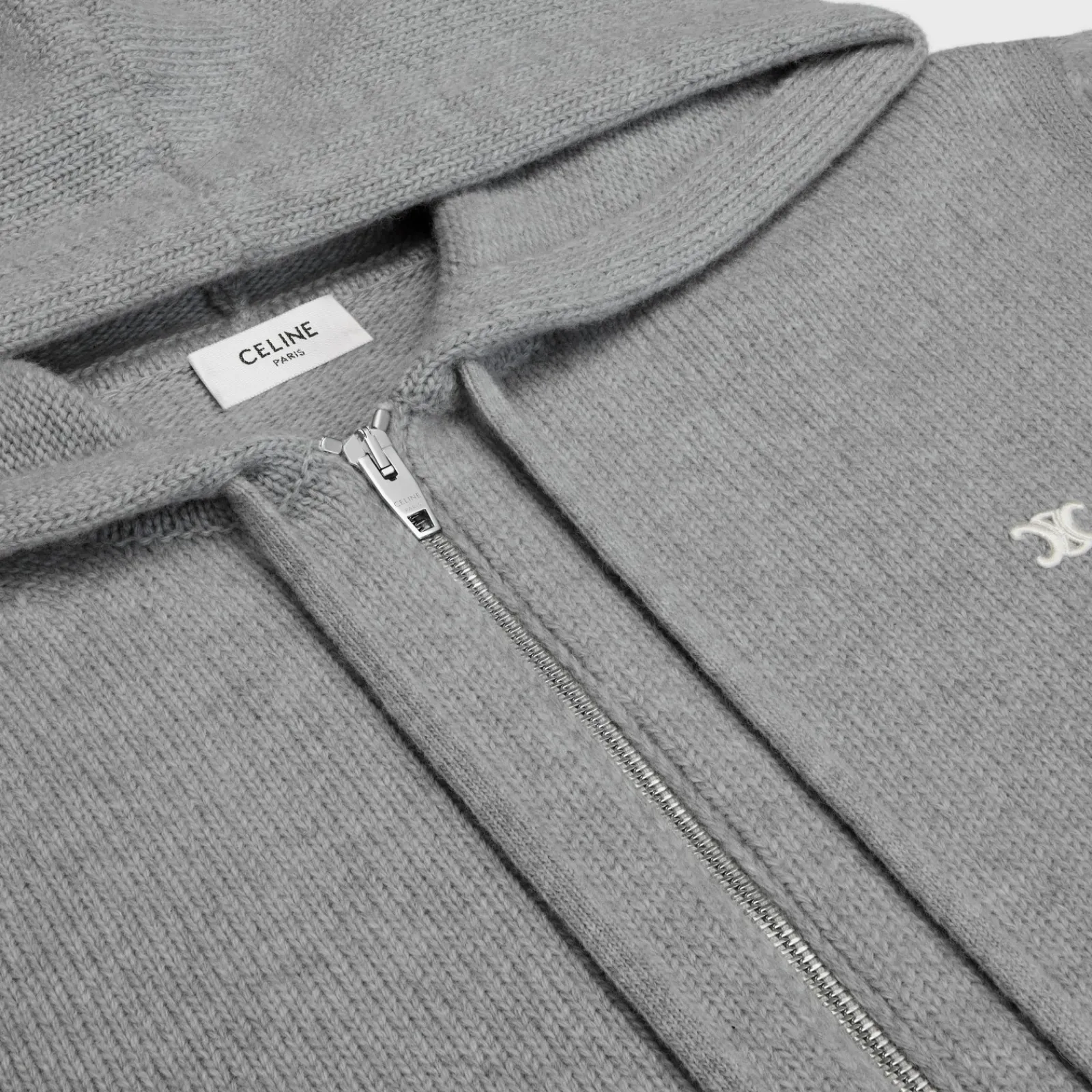 Clearance triomphe hooded sweater in wool and cashmere Knitwear