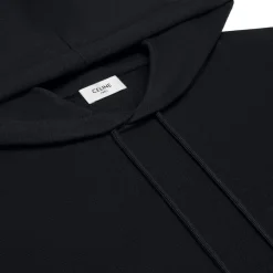 New triomphe hooded sweater in cotton cashmere T-Shirts And Sweatshirts | Knitwear