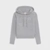 New triomphe hoodie in sporty wool and cashmere Women Knitwear
