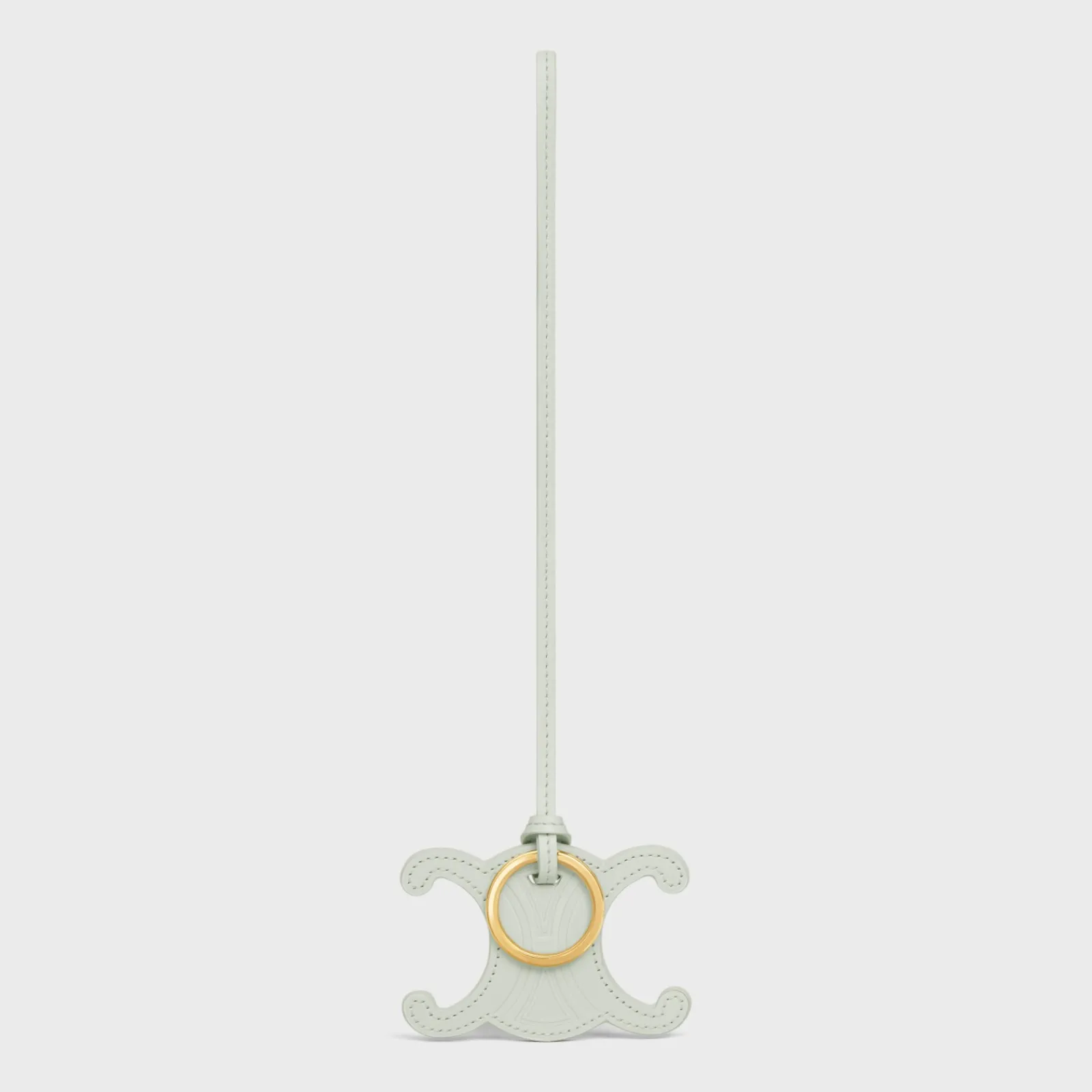 Discount TRIOMPHE KEYRING CHARM in SMOOTH CALFSKIN Women Categories·Straps And Accessories