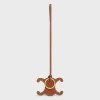 Discount TRIOMPHE KEYRING CHARM in SMOOTH CALFSKIN with GOLD FINISHING Women Categories·Straps And Accessories