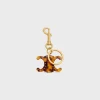 Clearance TRIOMPHE KEYRING CHARM in PLEXIGLASS with GOLD FINISHING Women Categories·Straps And Accessories