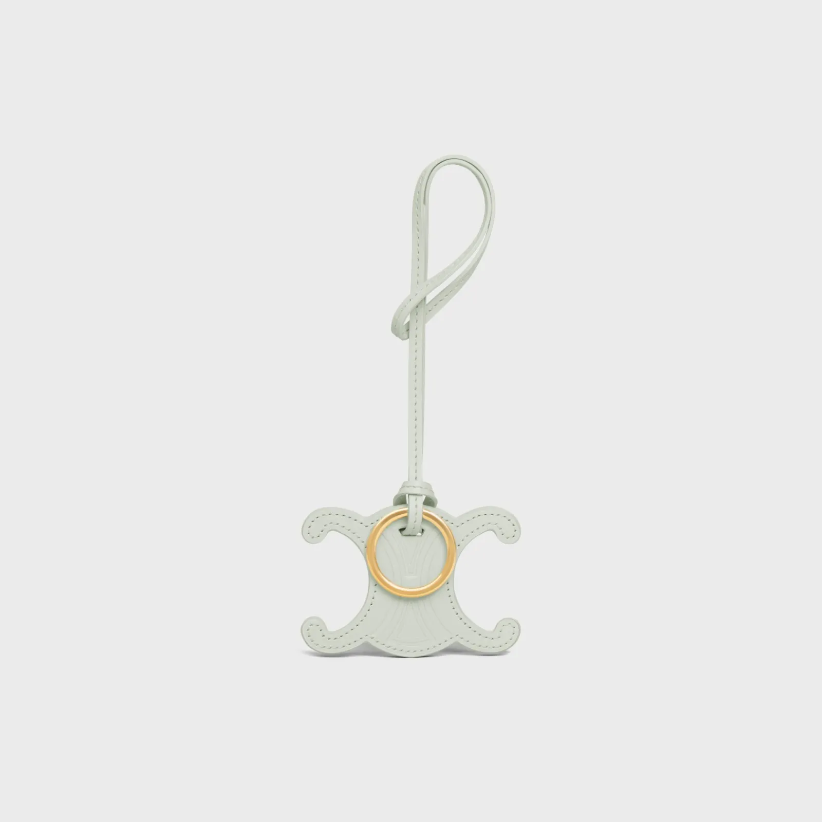 Discount TRIOMPHE KEYRING CHARM in SMOOTH CALFSKIN Women Categories·Straps And Accessories