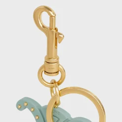 Best TRIOMPHE KEYRING CHARMS in ACETATE with GOLD FINISHING Women Categories·Straps And Accessories